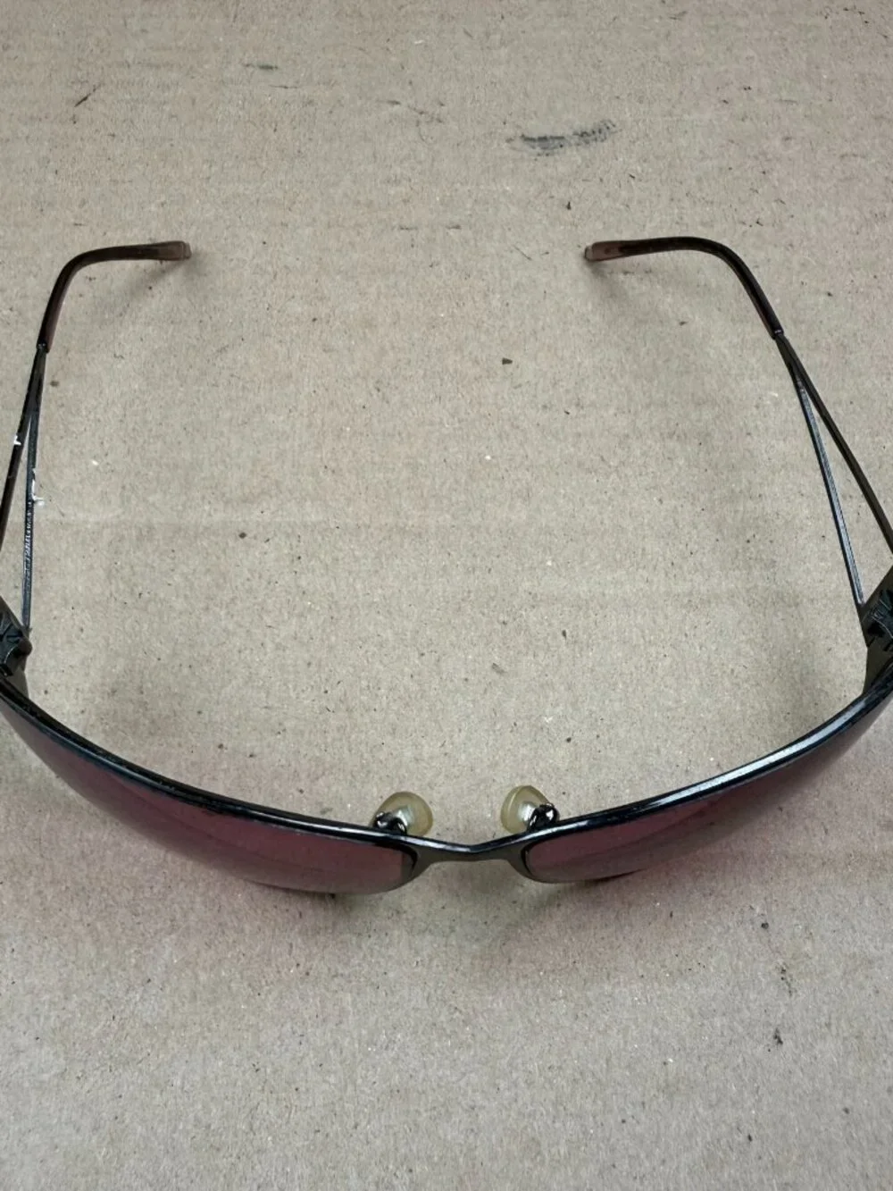 Men's Vintage Style Sunglasses Pink Tinted Lens DAMAGE